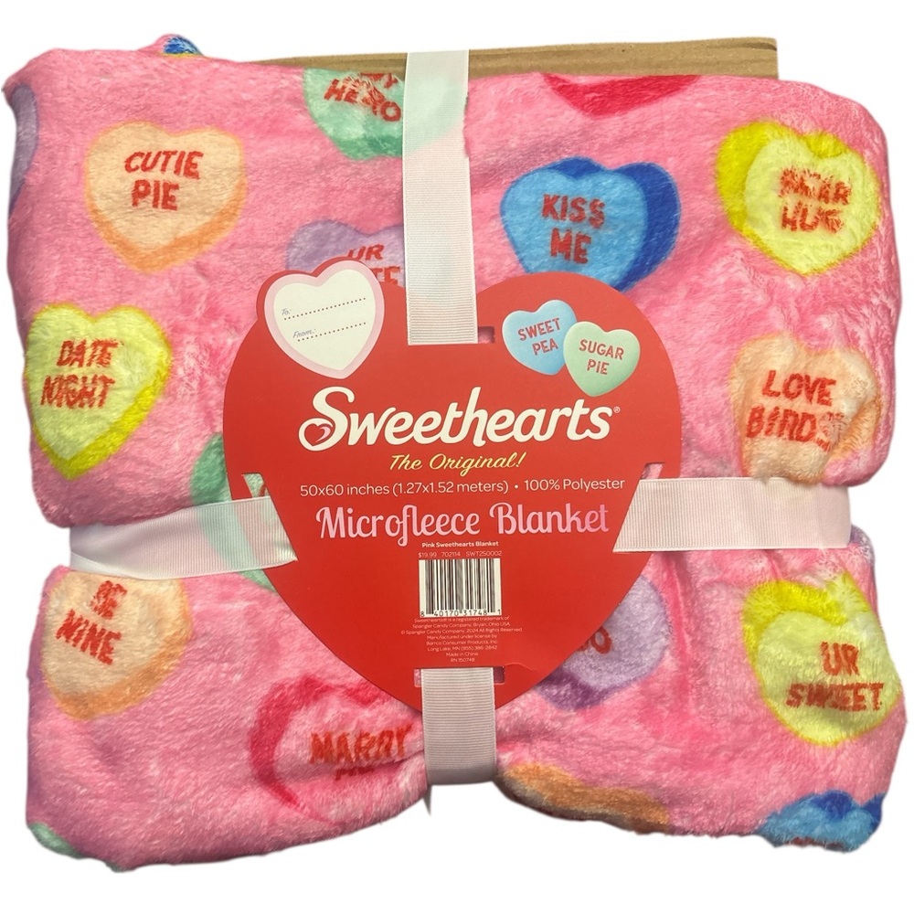 Sweethearts Microfleece Blanket